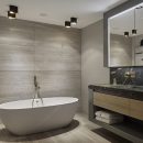 Современная ванная комната: место для керамогранита